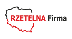 Grafika tytuły Rzetelnej Firmy przyznanej Smartney.