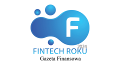 Grafika nagrody Fintech Roku dla Smartney od Gazety Finansowej.