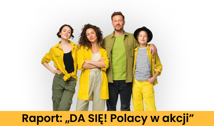 Okladka raportu DA SIĘ! Polacy w akcji.