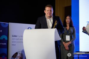 Odbiór nagrody CESSIO przez Smartney